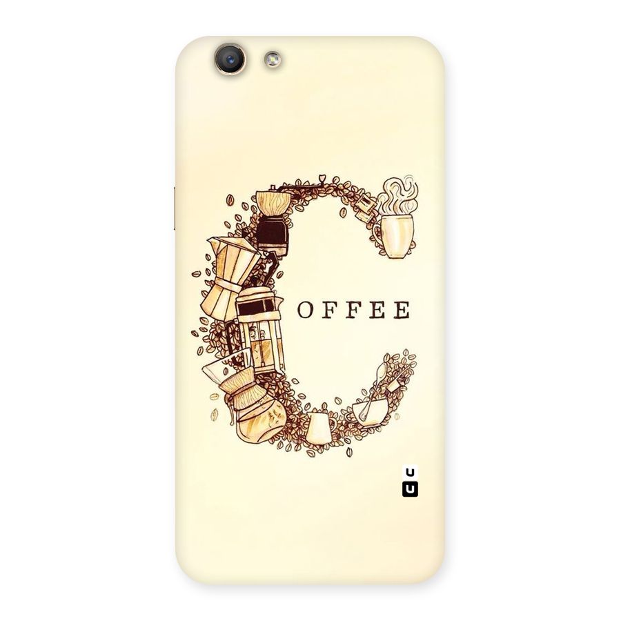 Vintage Coffee Back Case for Oppo A59