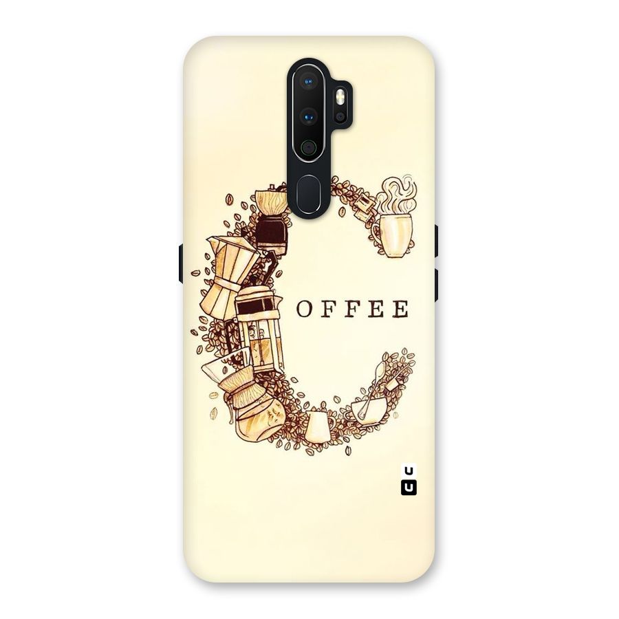 Vintage Coffee Back Case for Oppo A5 (2020)