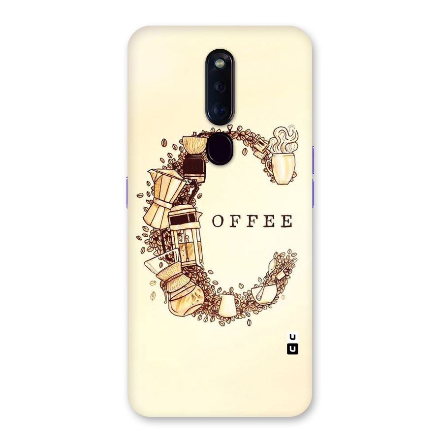 Vintage Coffee Back Case for Oppo F11 Pro