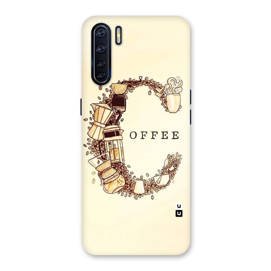 Vintage Coffee Back Case for Oppo F15