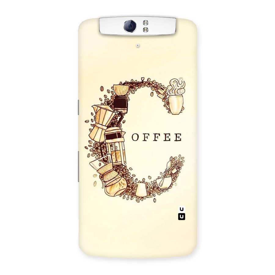Vintage Coffee Back Case for Oppo N1