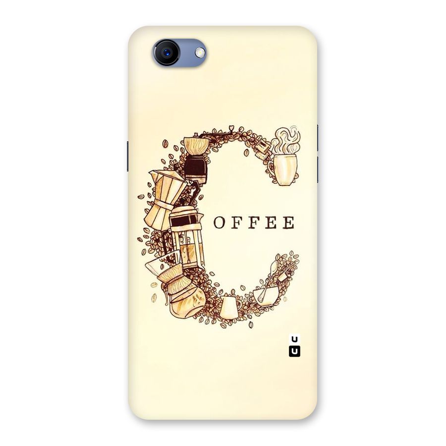 Vintage Coffee Back Case for Oppo Realme 1