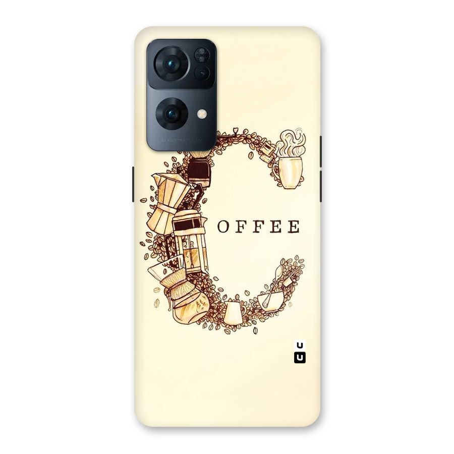 Vintage Coffee Back Case for Oppo Reno7 Pro 5G