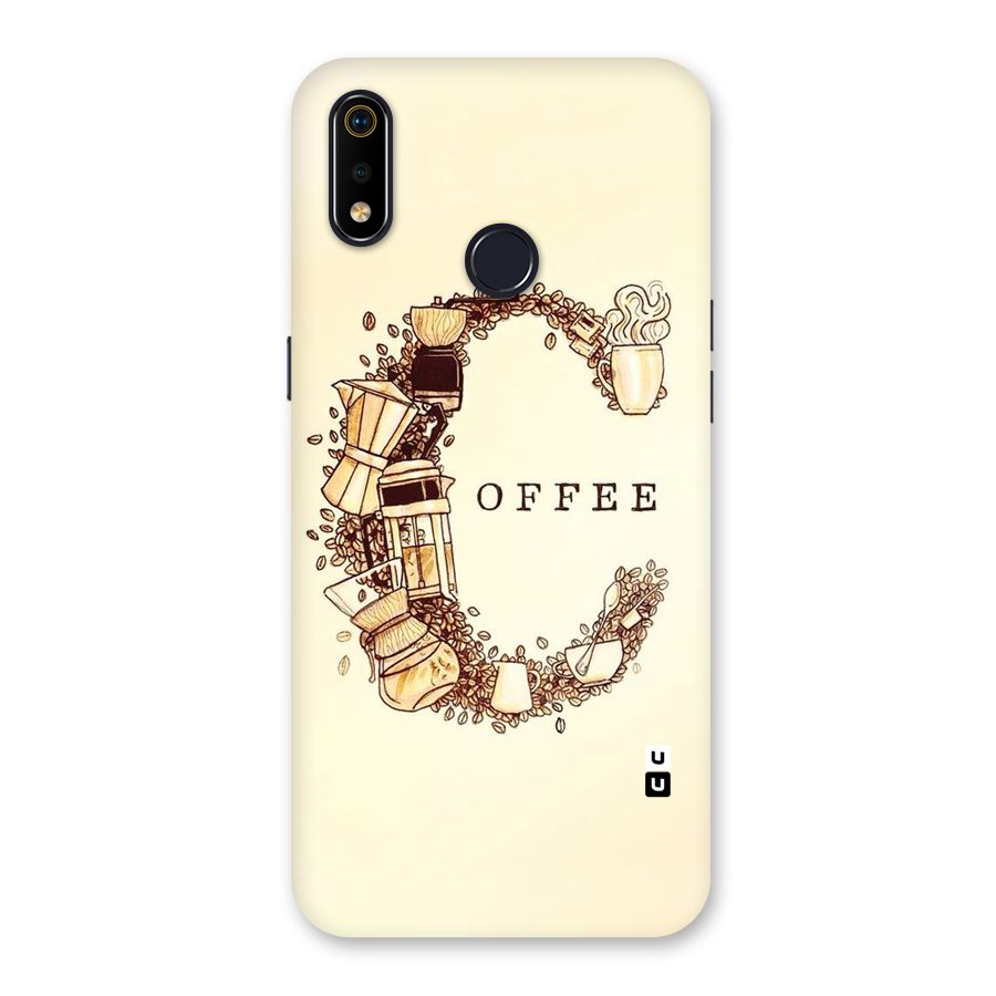 Vintage Coffee Back Case for Realme 3i