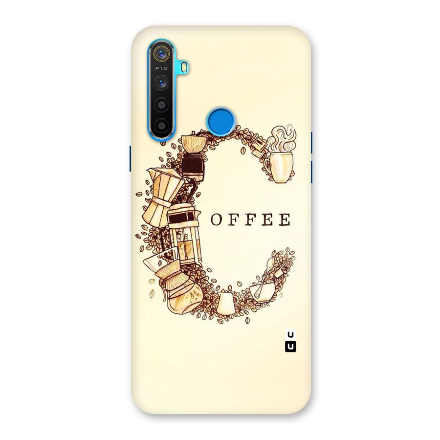 Vintage Coffee Back Case for Realme 5s