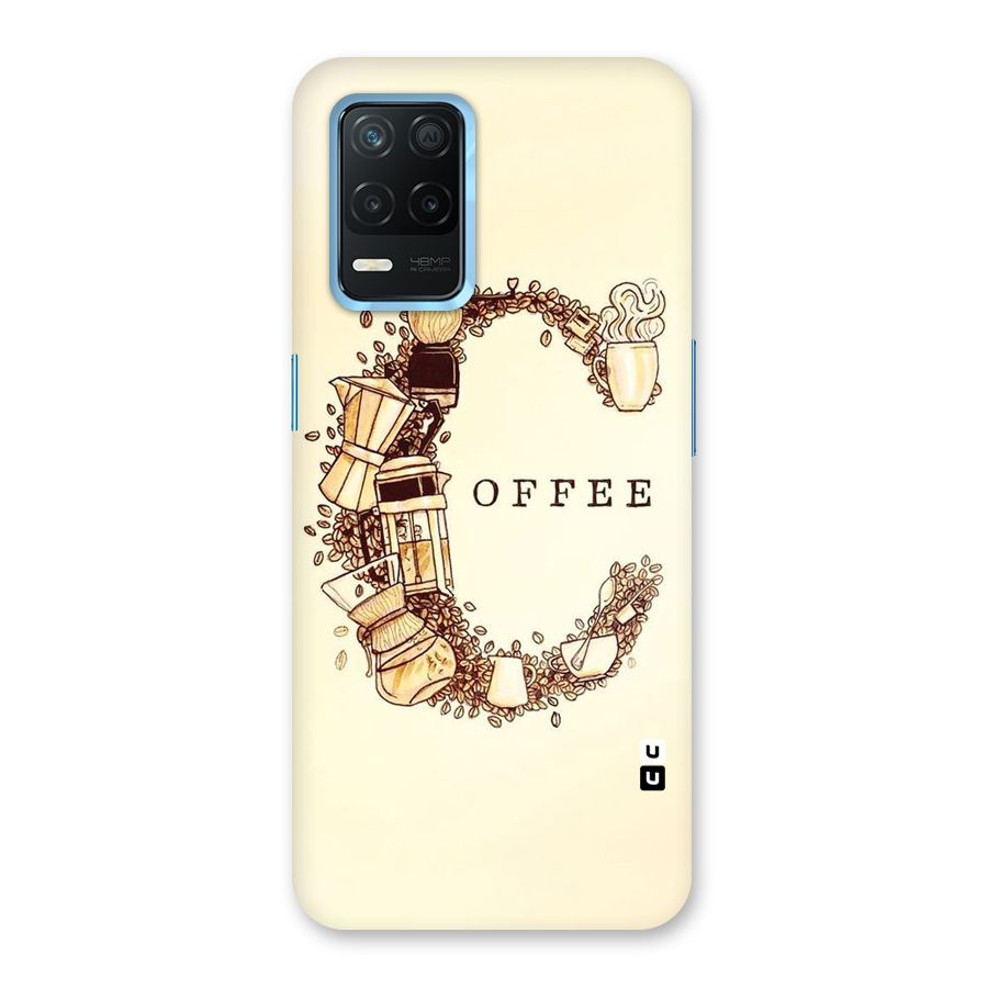Vintage Coffee Back Case for Realme 8 5G