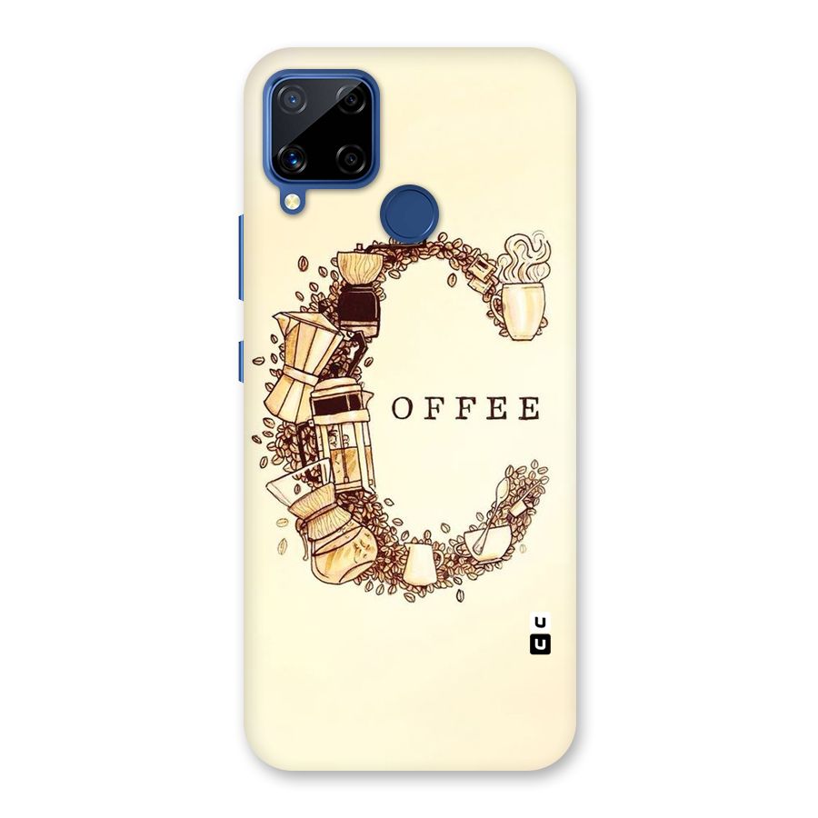 Vintage Coffee Back Case for Realme C12