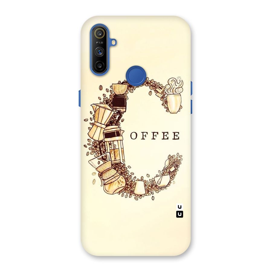 Vintage Coffee Back Case for Realme Narzo 10A