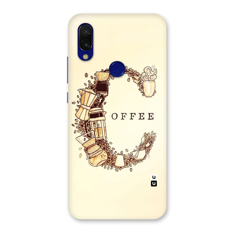 Vintage Coffee Back Case for Redmi 7