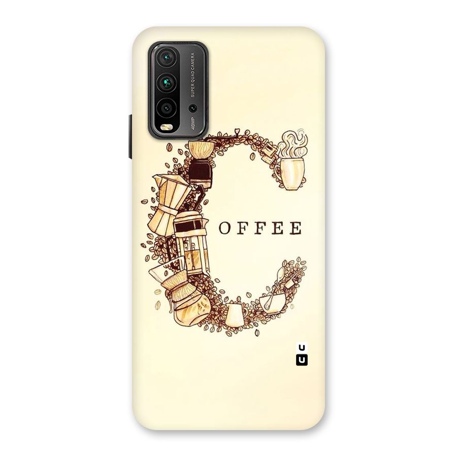 Vintage Coffee Back Case for Redmi 9 Power