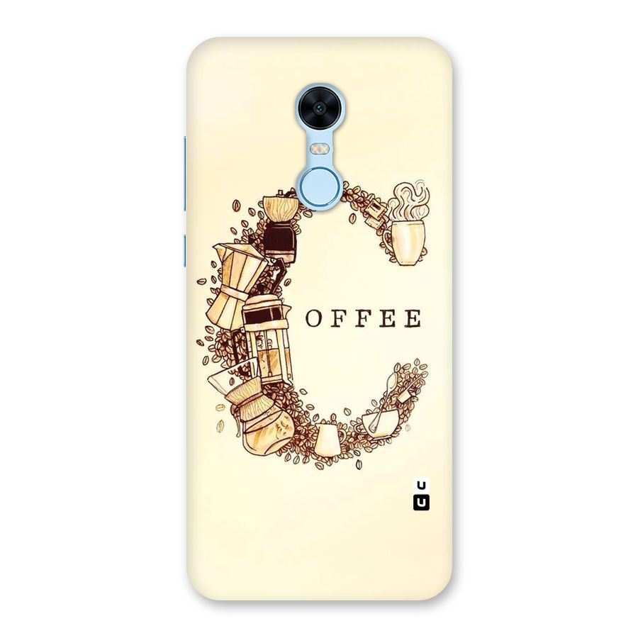 Vintage Coffee Back Case for Redmi Note 5
