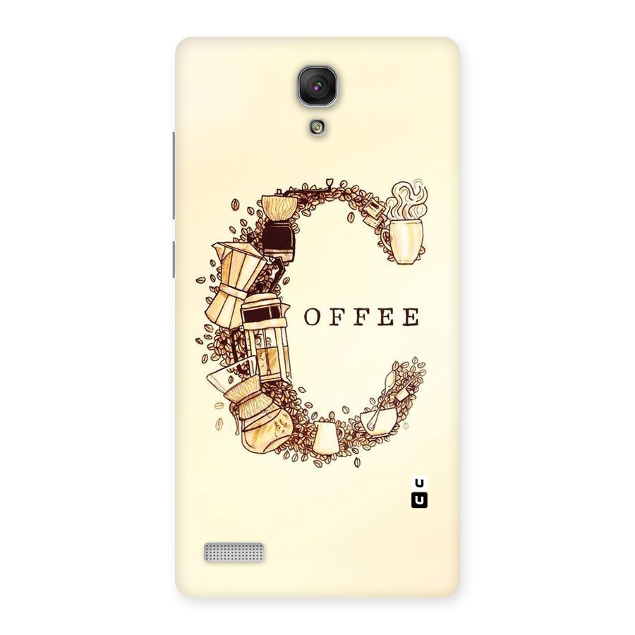 Vintage Coffee Back Case for Redmi Note Prime