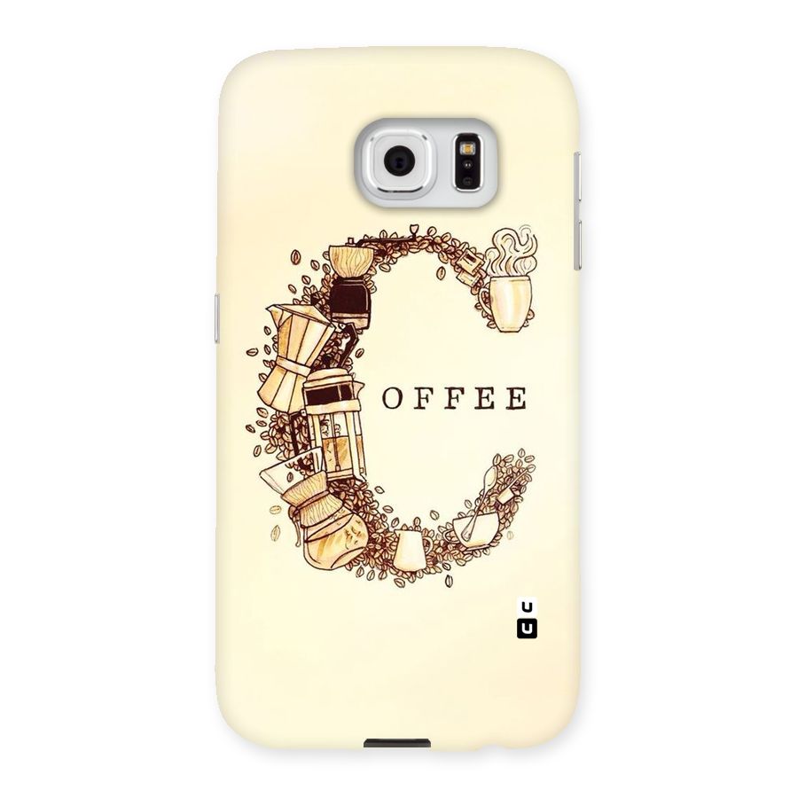 Vintage Coffee Back Case for Samsung Galaxy S6