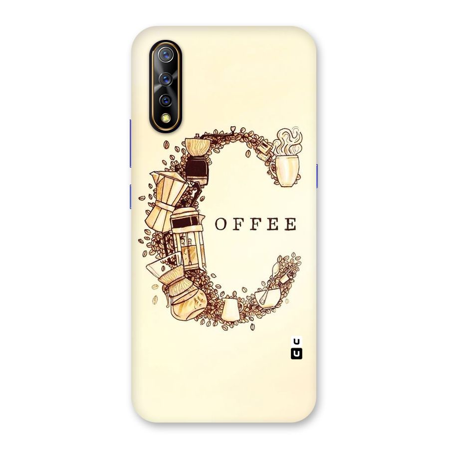 Vintage Coffee Back Case for Vivo S1
