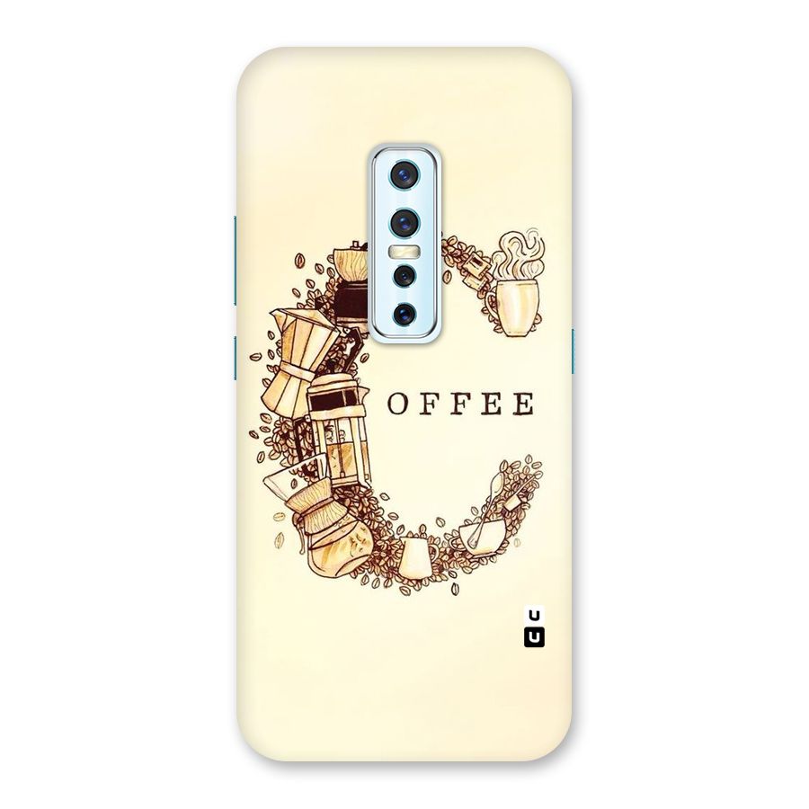 Vintage Coffee Back Case for Vivo V17 Pro