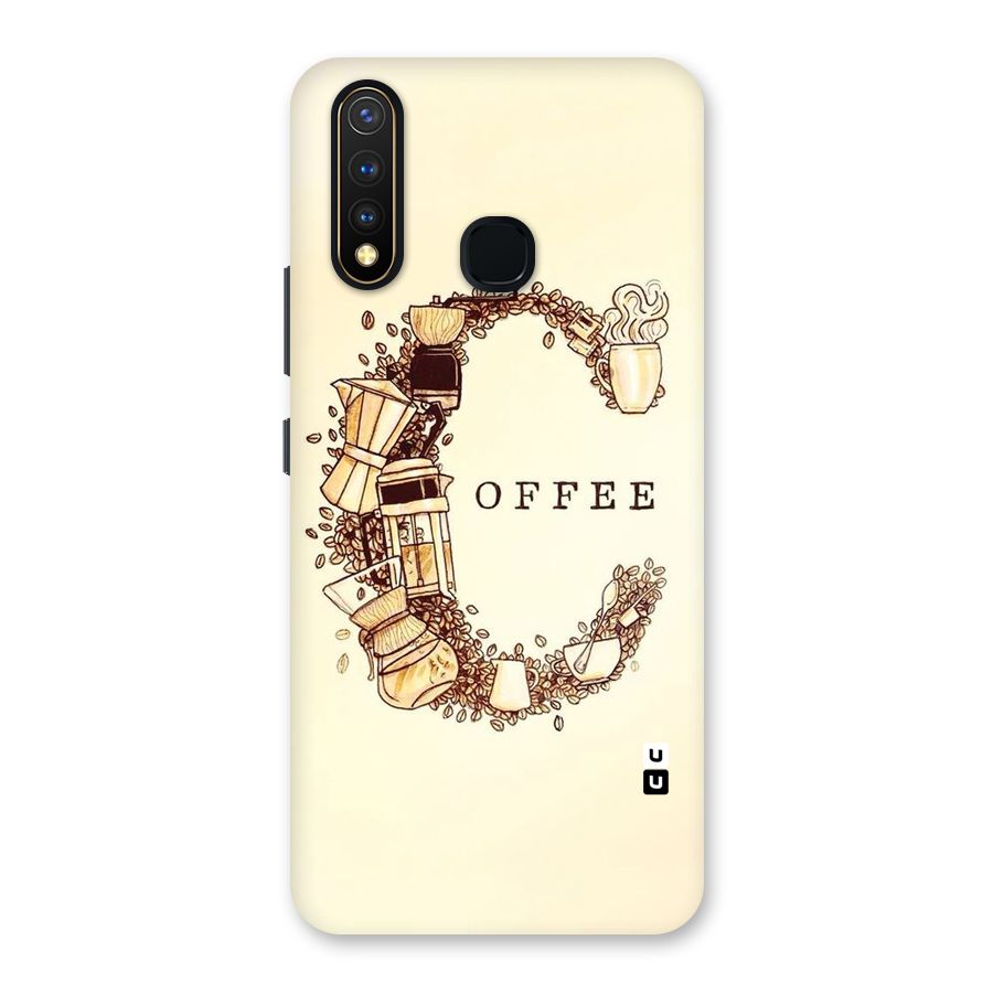 Vintage Coffee Back Case for Vivo Y19