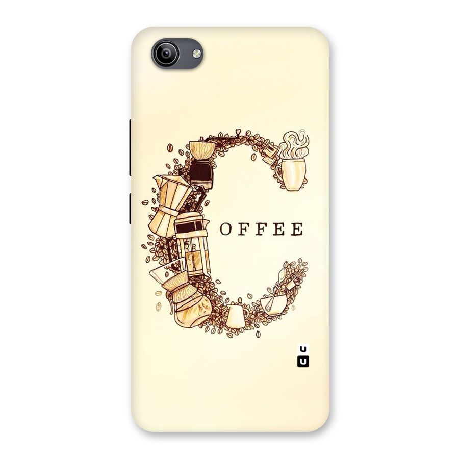 Vintage Coffee Back Case for Vivo Y81i