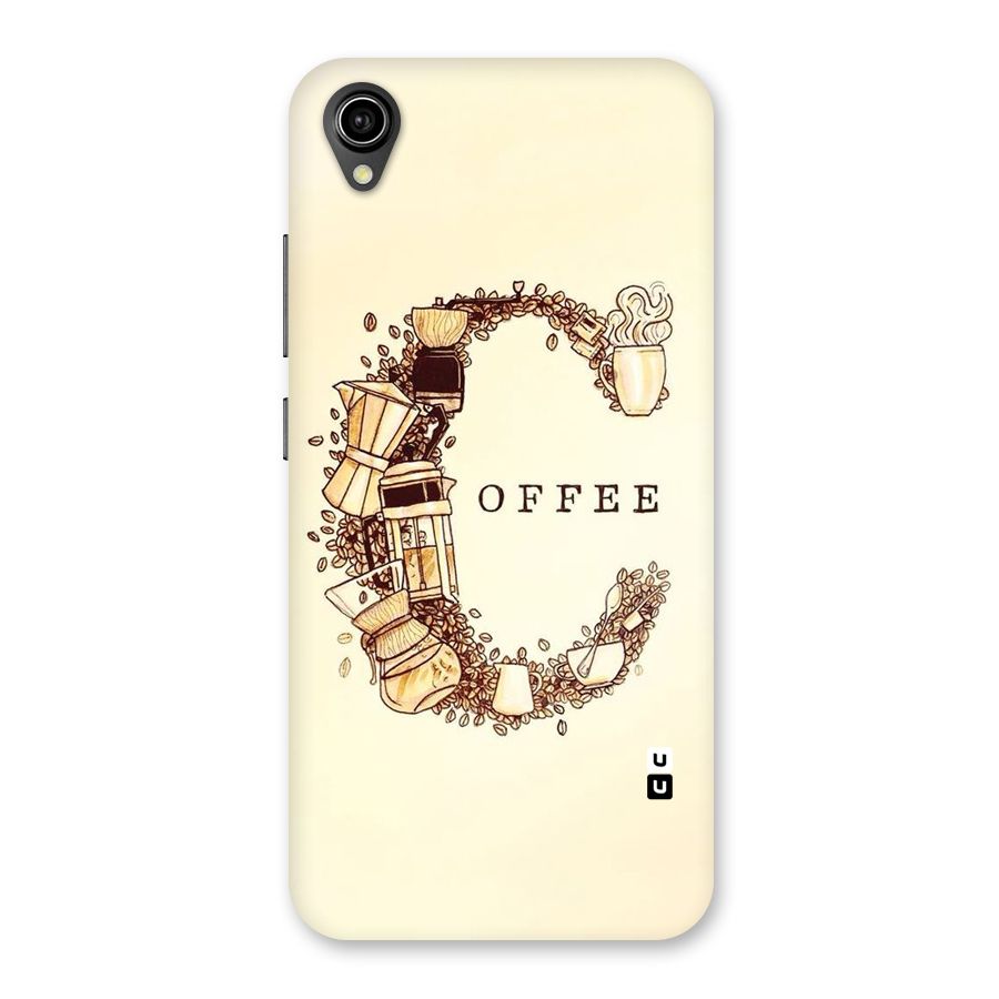 Vintage Coffee Back Case for Vivo Y90