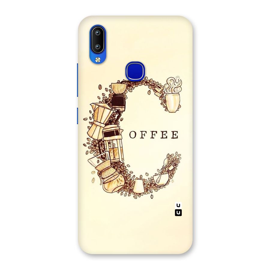 Vintage Coffee Back Case for Vivo Y91