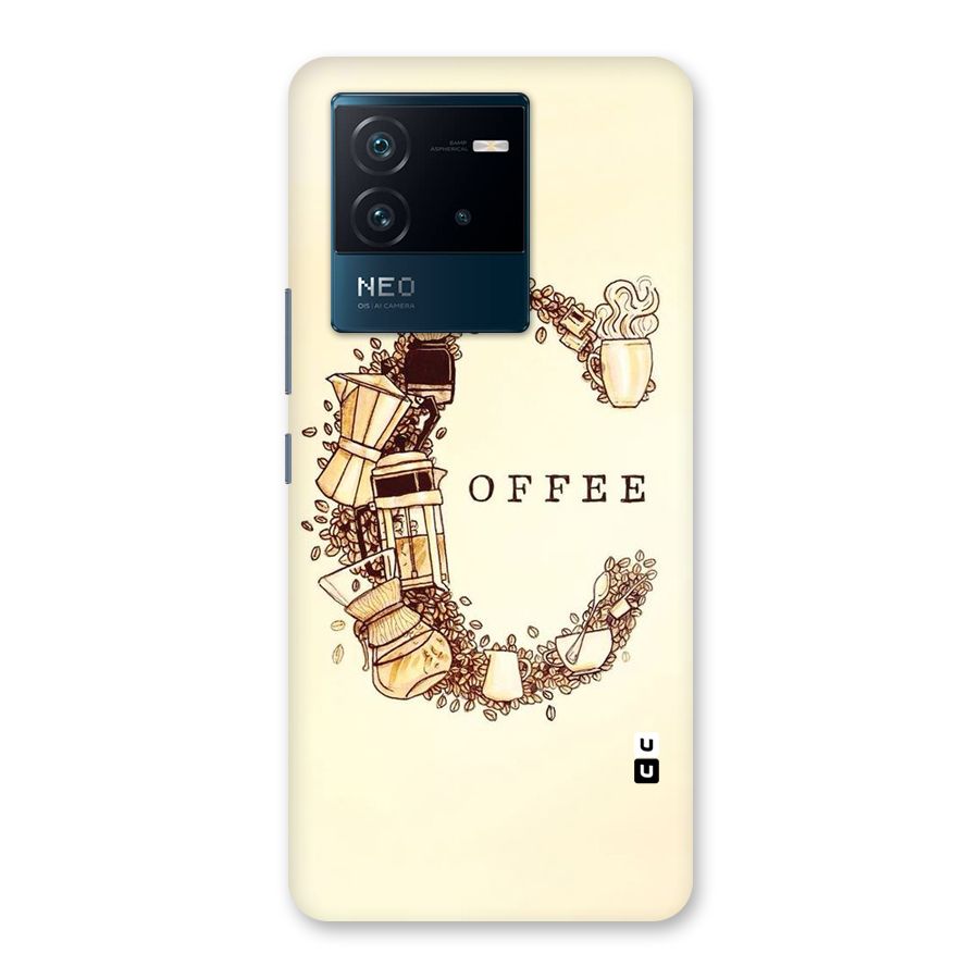 Vintage Coffee Back Case for Vivo iQOO Neo 6 5G