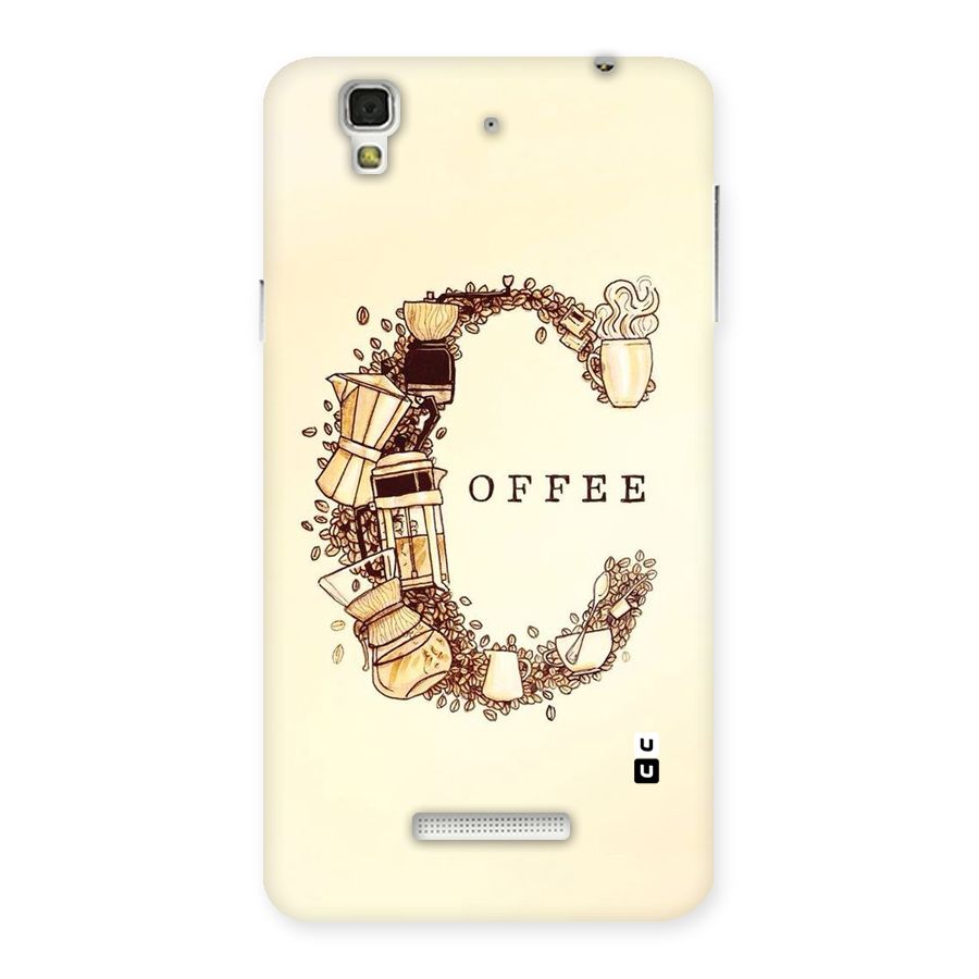 Vintage Coffee Back Case for Yu Yureka