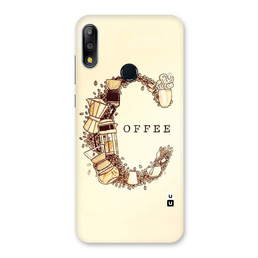 Vintage Coffee Back Case for Zenfone Max Pro M2