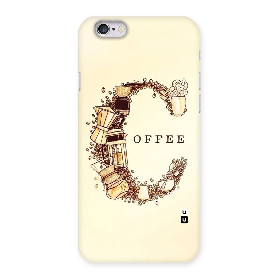 Vintage Coffee Back Case for iPhone 6 6S