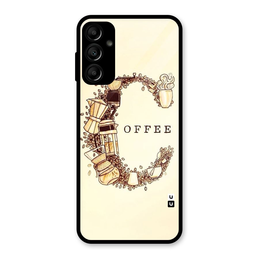 Vintage Coffee Glass Back Case for Galaxy A14 5G