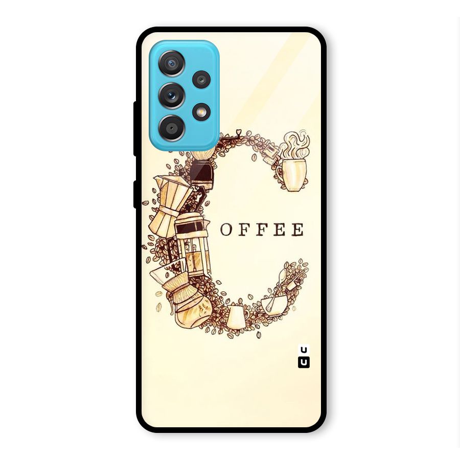 Vintage Coffee Glass Back Case for Galaxy A52