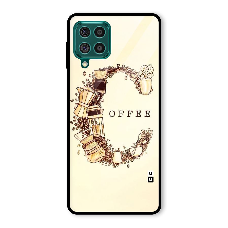 Vintage Coffee Glass Back Case for Galaxy F62