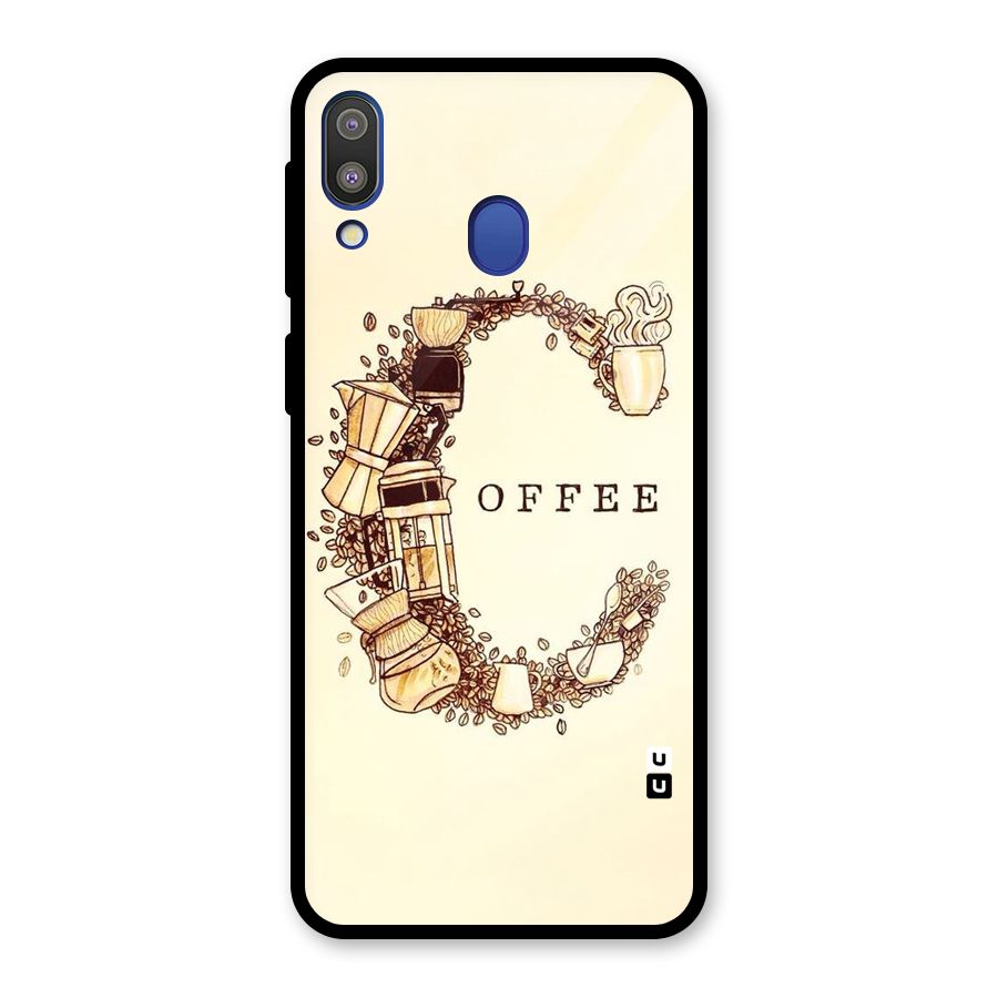 Vintage Coffee Glass Back Case for Galaxy M20
