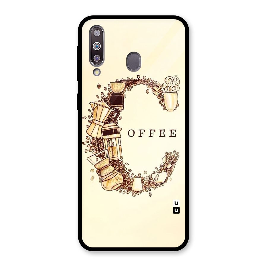 Vintage Coffee Glass Back Case for Galaxy M30