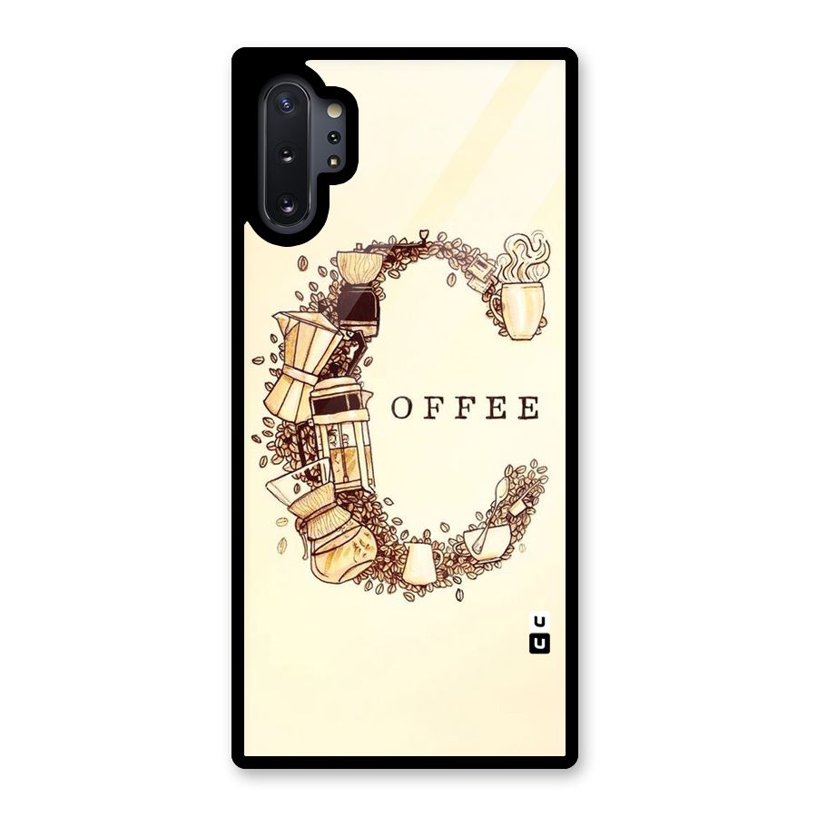 Vintage Coffee Glass Back Case for Galaxy Note 10 Plus