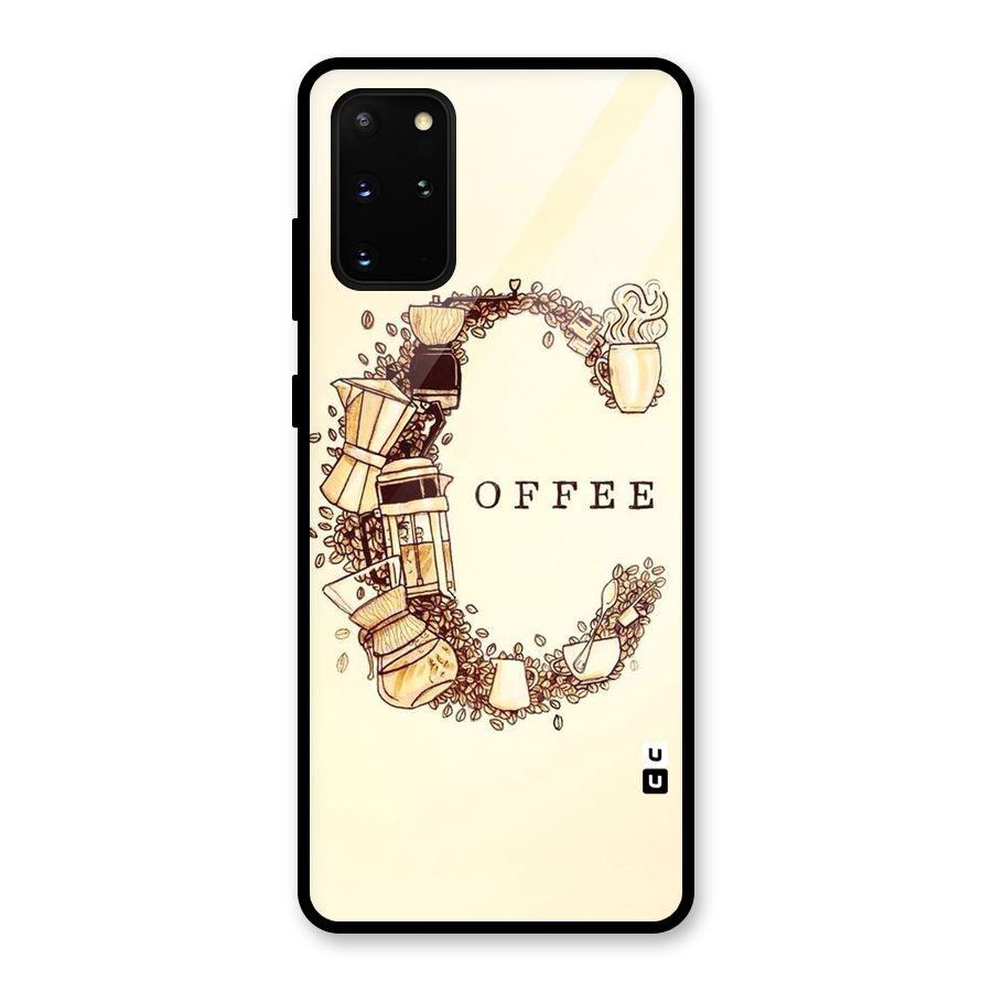 Vintage Coffee Glass Back Case for Galaxy S20 Plus