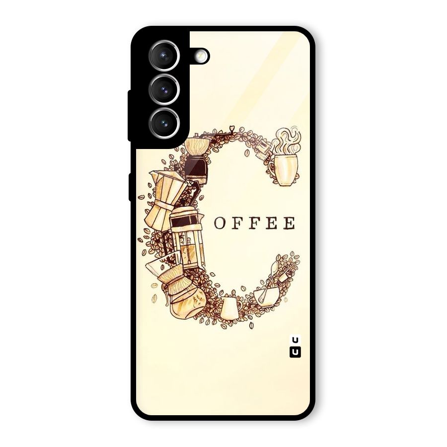 Vintage Coffee Glass Back Case for Galaxy S21 5G