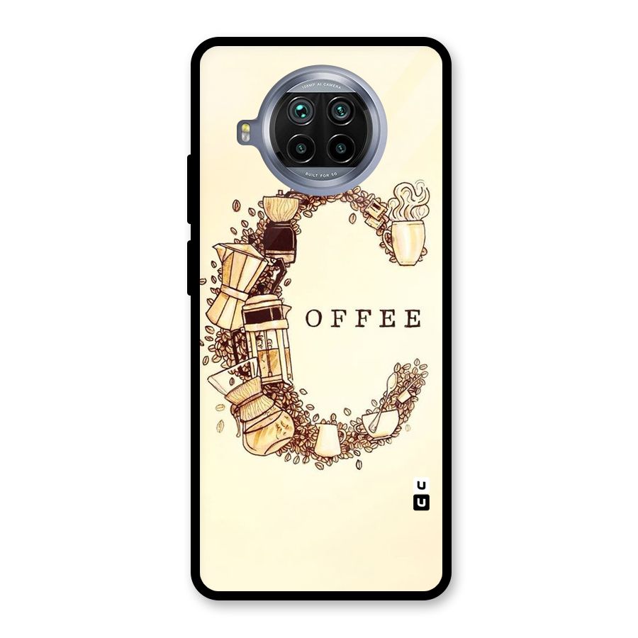 Vintage Coffee Glass Back Case for Mi 10i