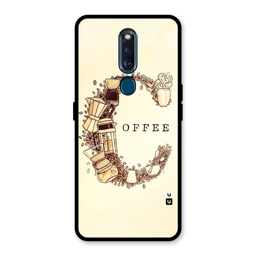 Vintage Coffee Glass Back Case for Oppo F11 Pro