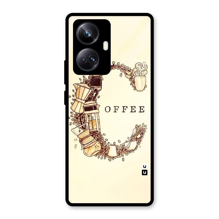 Vintage Coffee Glass Back Case for Realme 10 Pro Plus