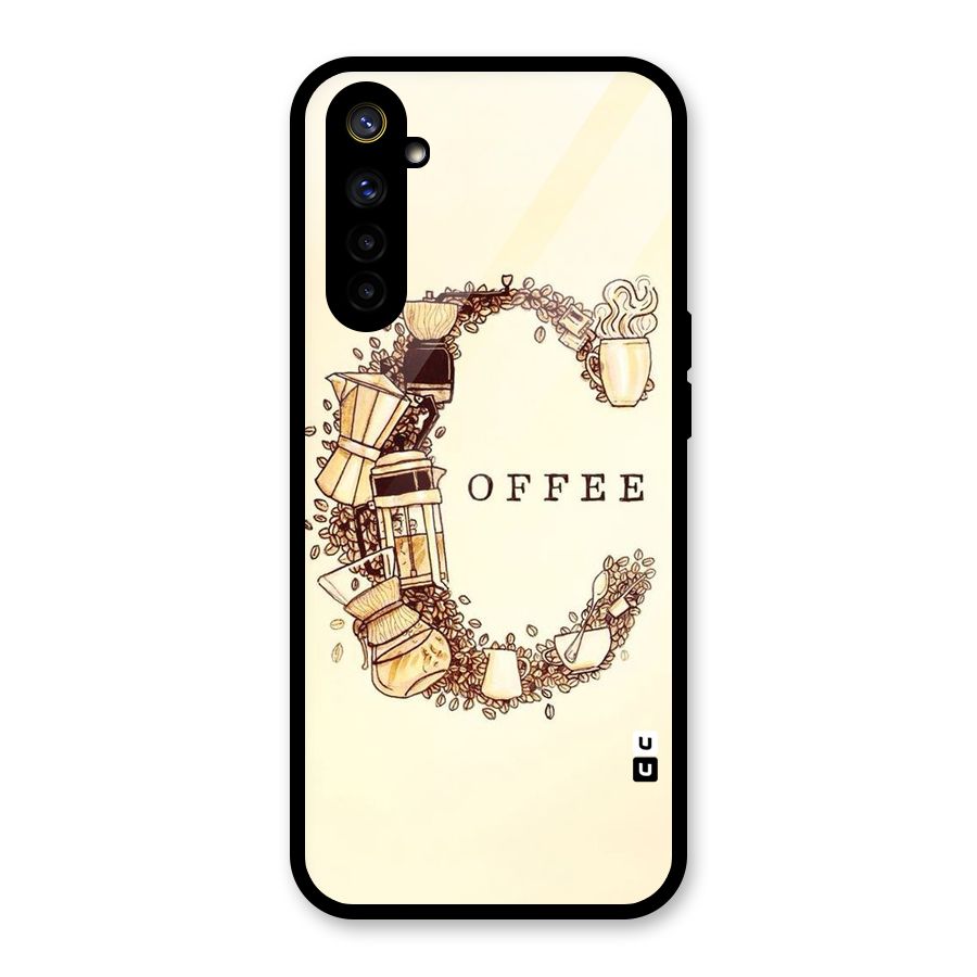 Vintage Coffee Glass Back Case for Realme 6i