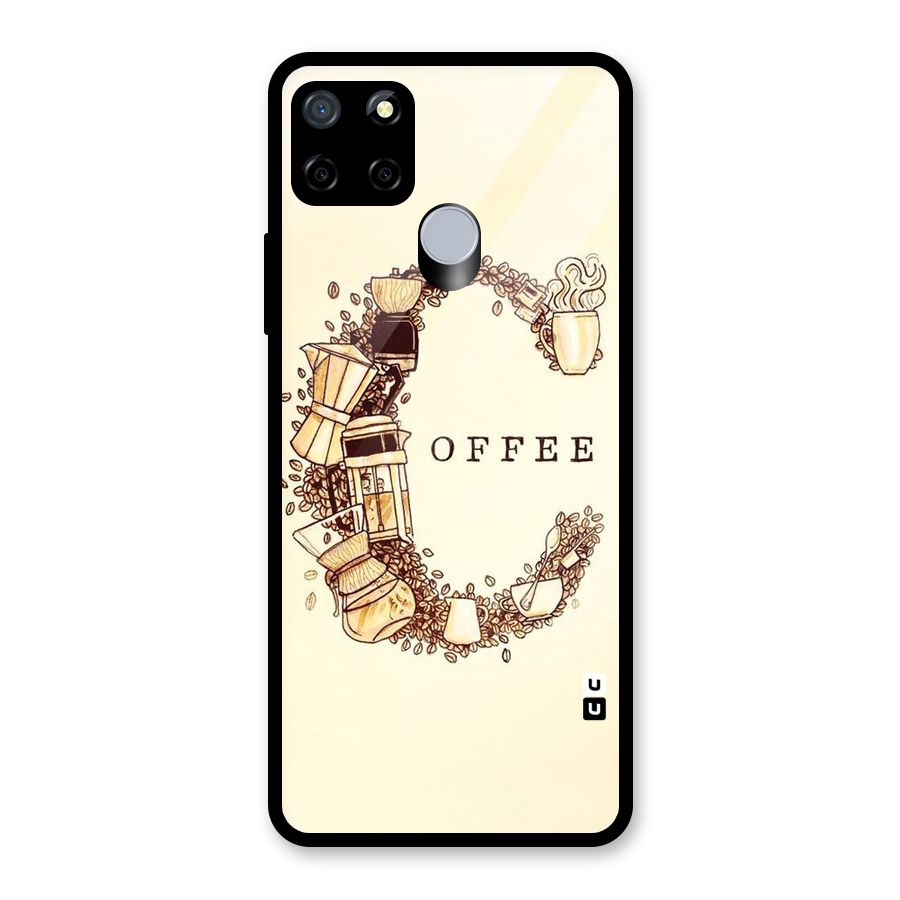 Vintage Coffee Glass Back Case for Realme C12