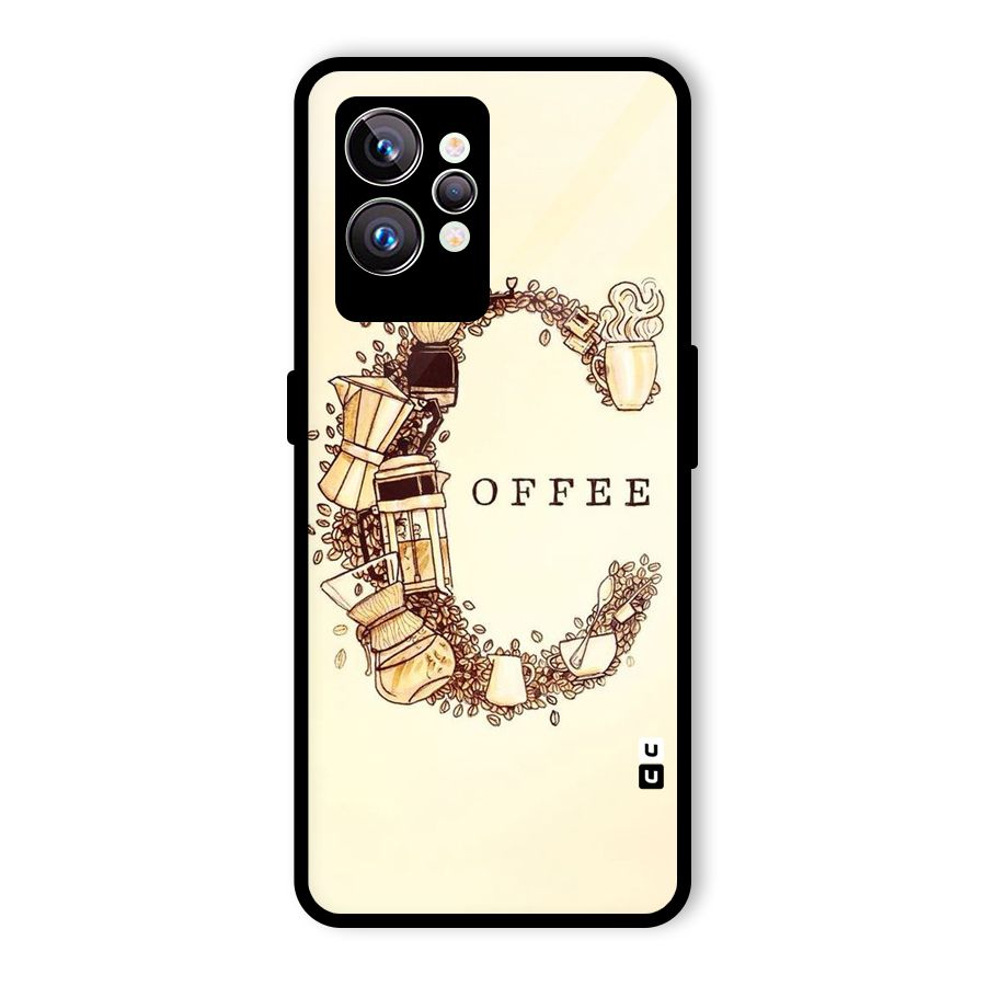 Vintage Coffee Glass Back Case for Realme GT2 Pro