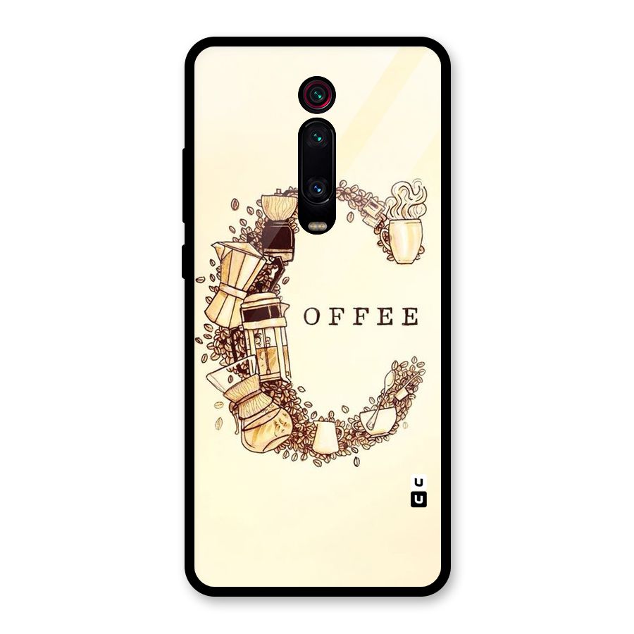 Vintage Coffee Glass Back Case for Redmi K20 Pro