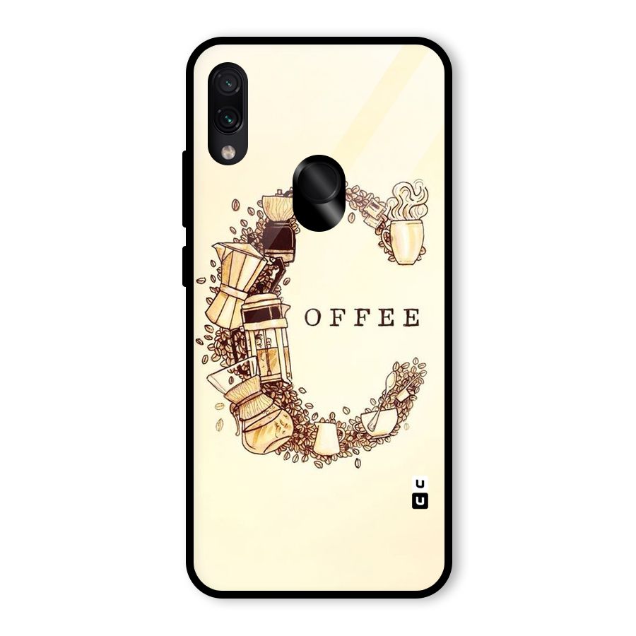 Vintage Coffee Glass Back Case for Redmi Note 7 Pro