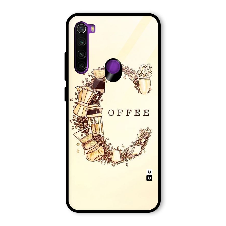 Vintage Coffee Glass Back Case for Redmi Note 8