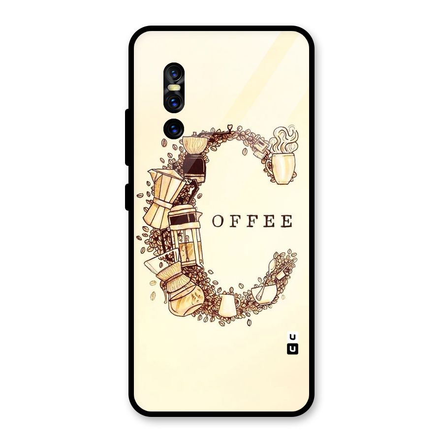 Vintage Coffee Glass Back Case for Vivo V15 Pro