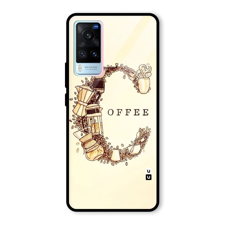 Vintage Coffee Glass Back Case for Vivo X60
