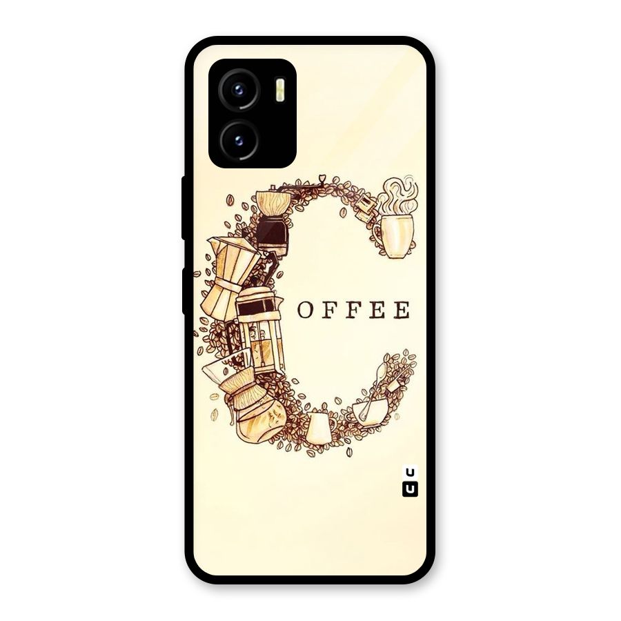 Vintage Coffee Glass Back Case for Vivo Y15s