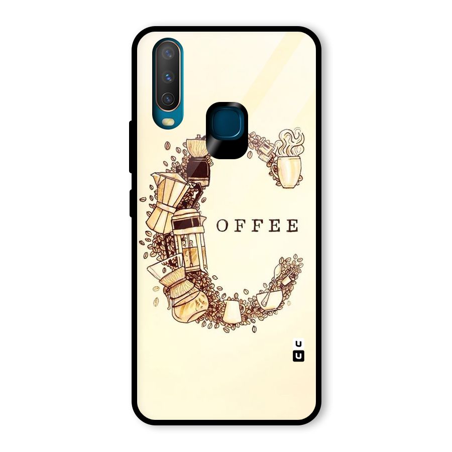 Vintage Coffee Glass Back Case for Vivo Y17