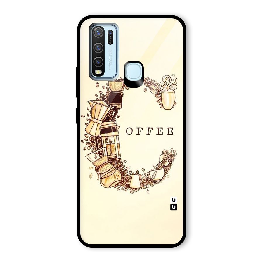 Vintage Coffee Glass Back Case for Vivo Y50