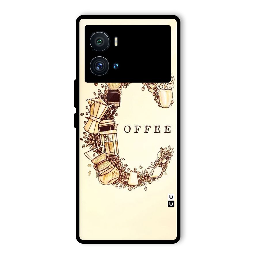 Vintage Coffee Glass Back Case for Vivo iQOO 9 Pro